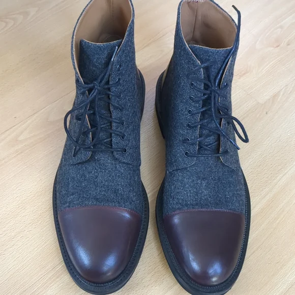 Taft The Jack in Grey/Oxblood Sz 10 US 43 EU - Picture 4 of 9